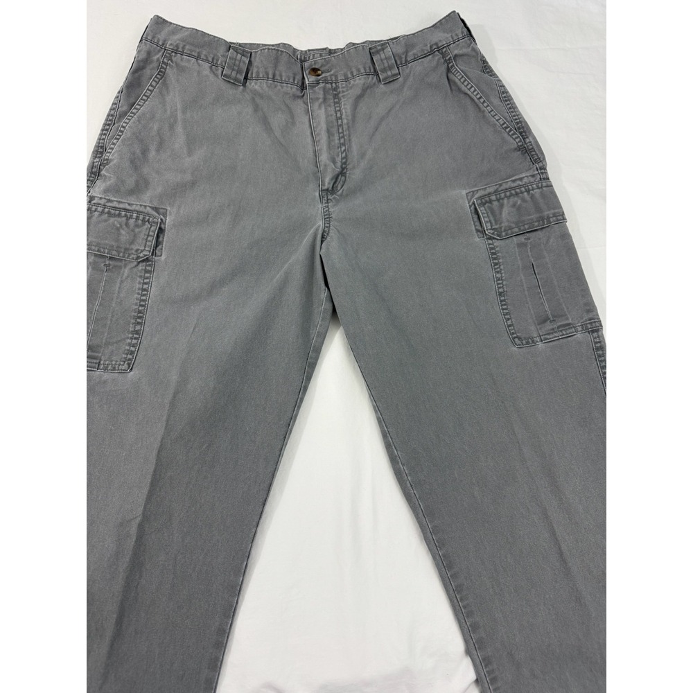 L. L. Bean Men's Gray Cargo Shorts Size 36x32